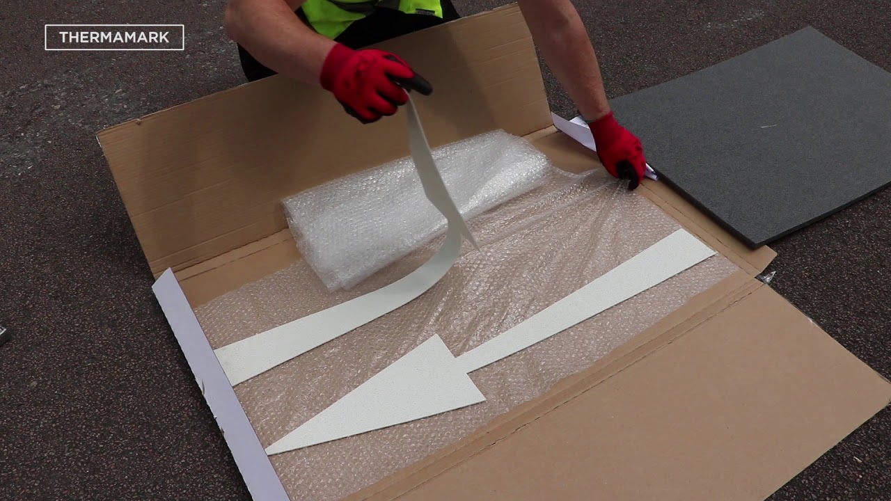 ThermaMark - Preformed thermoplastic road markings and symbols