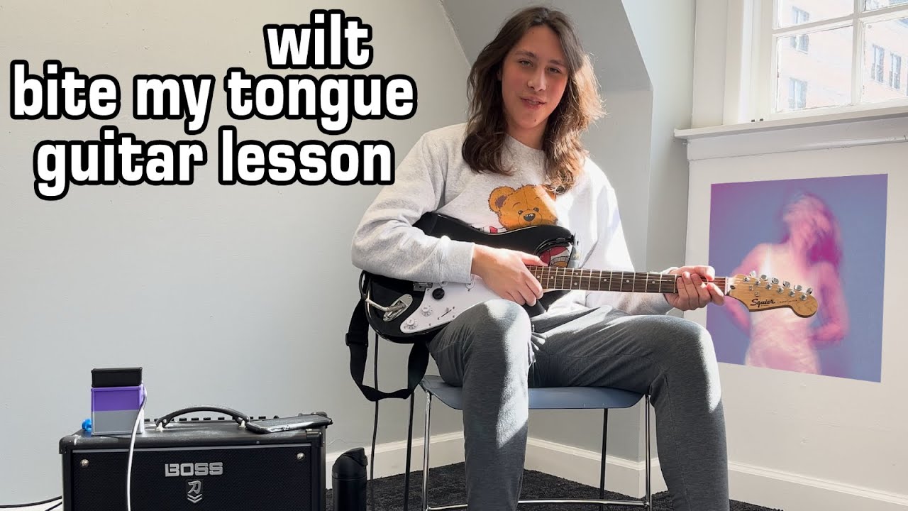 How To Play Bite My Tongue by wilt || Guitar Lesson