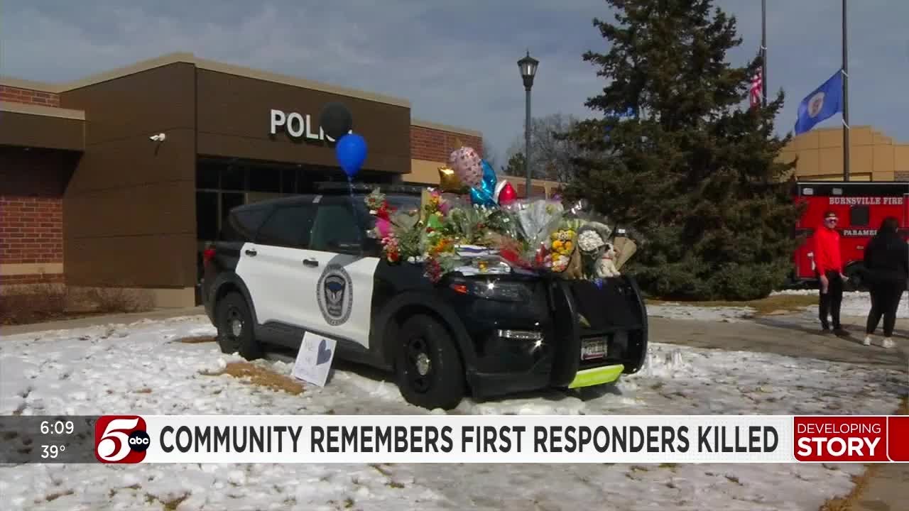 Community remembers fallen Burnsville officers Paul Elmstrand, Matthew Ruge