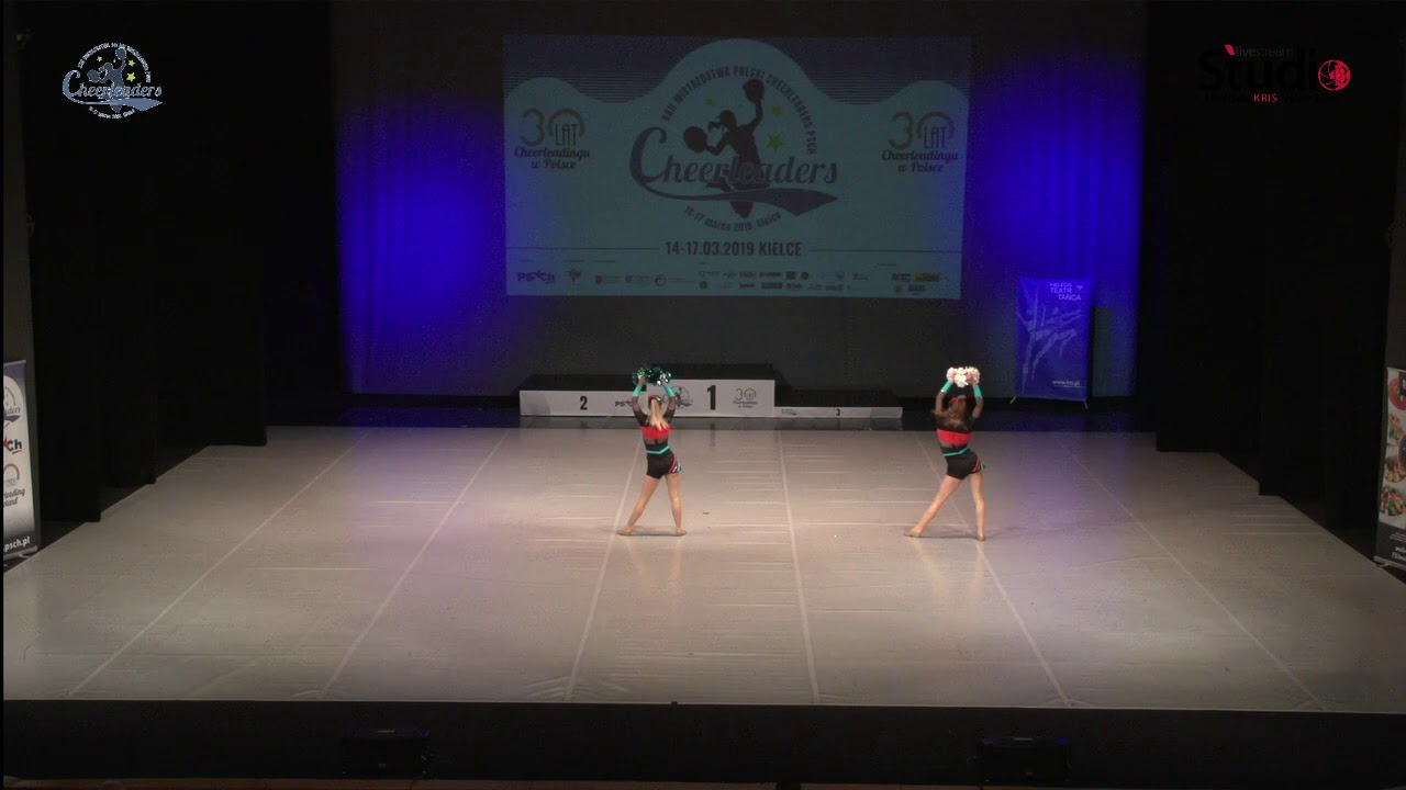 Liderki starsze XXII Mistrzostwa Polski Cheerleaders PSCh Kielce 2019