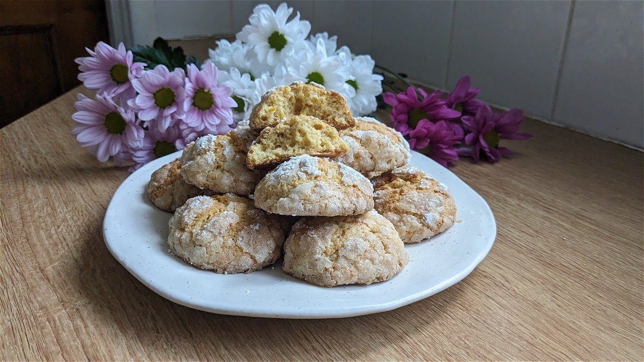 Orange Cookies 🍊 | Crumbly and Delicate 😋