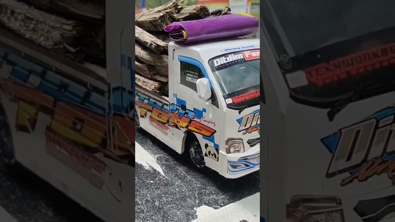 Traga ditdim vlog telolet basuri muatan berat truk muat kayu telolet #trukoleng #telolet #draka