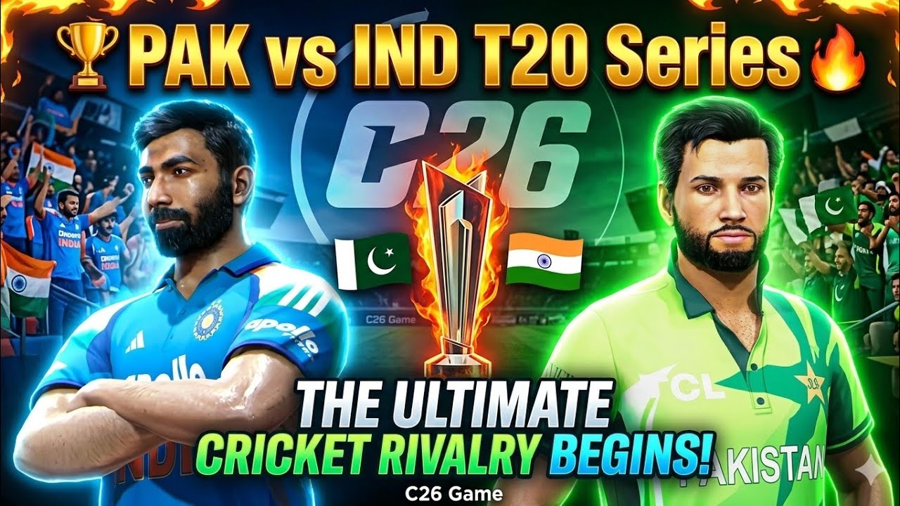 🏆 PAK vs IND T20 Series 🔥 | The Ultimate Cricket Rivalry Begins! 🇵🇰🇮🇳