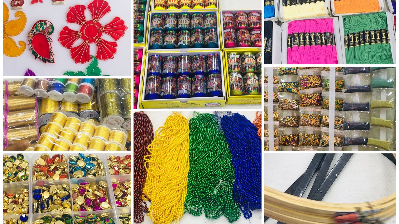 ஆரி கத்துக்க ஆசையா...Wholesale Aari Materials in Sowcarpet