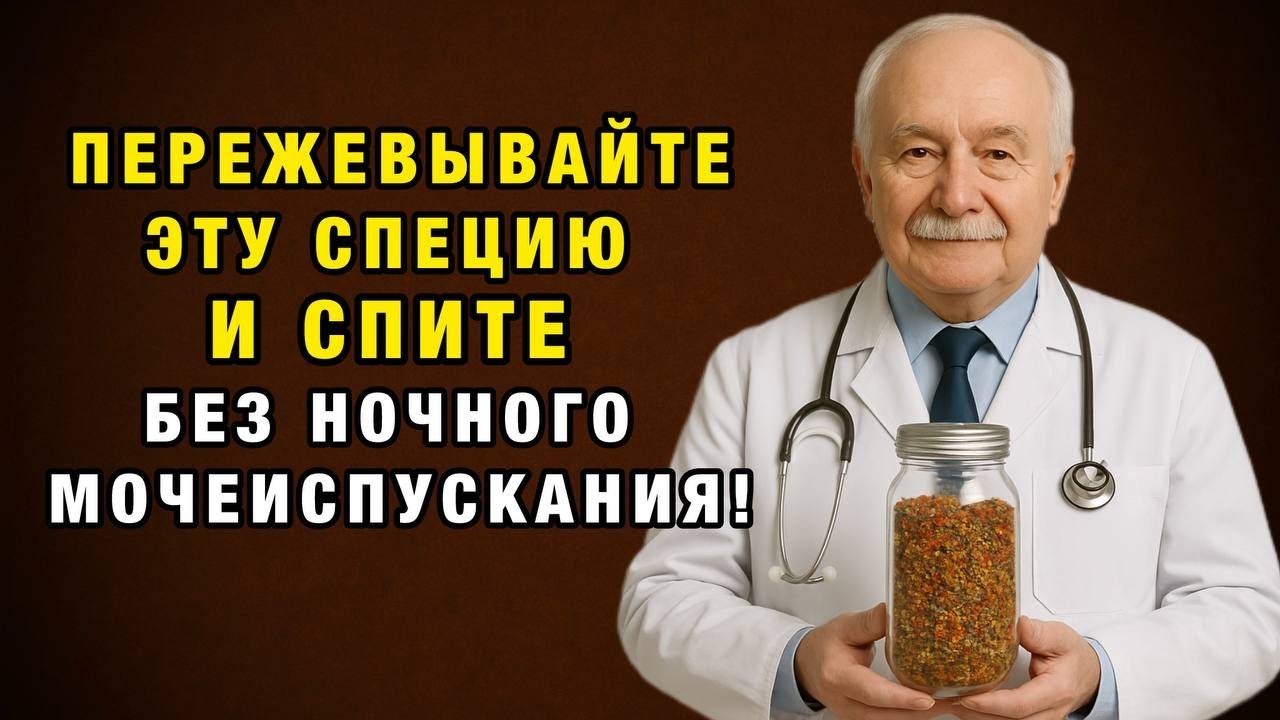 Врачи В Шоке: Жуйте Эту Специю 60 Секунд И Спите Глубоко Без Мочеиспускания