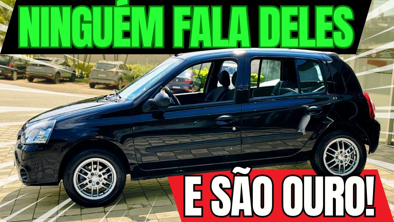 5 Carros PERFEITOS Pra Quem Tem ORÇAMENTO APERTADO