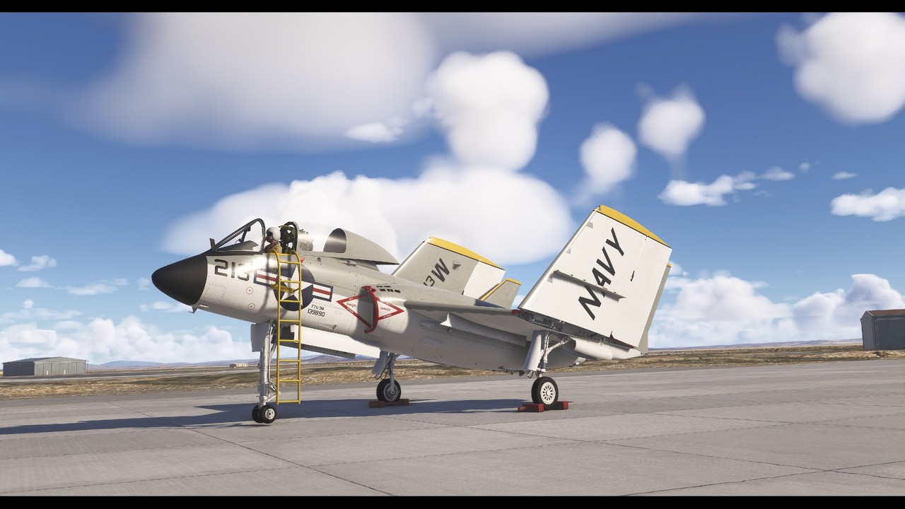 First flight in payware Vought F7U-3M Cutlass (MSFS2024)