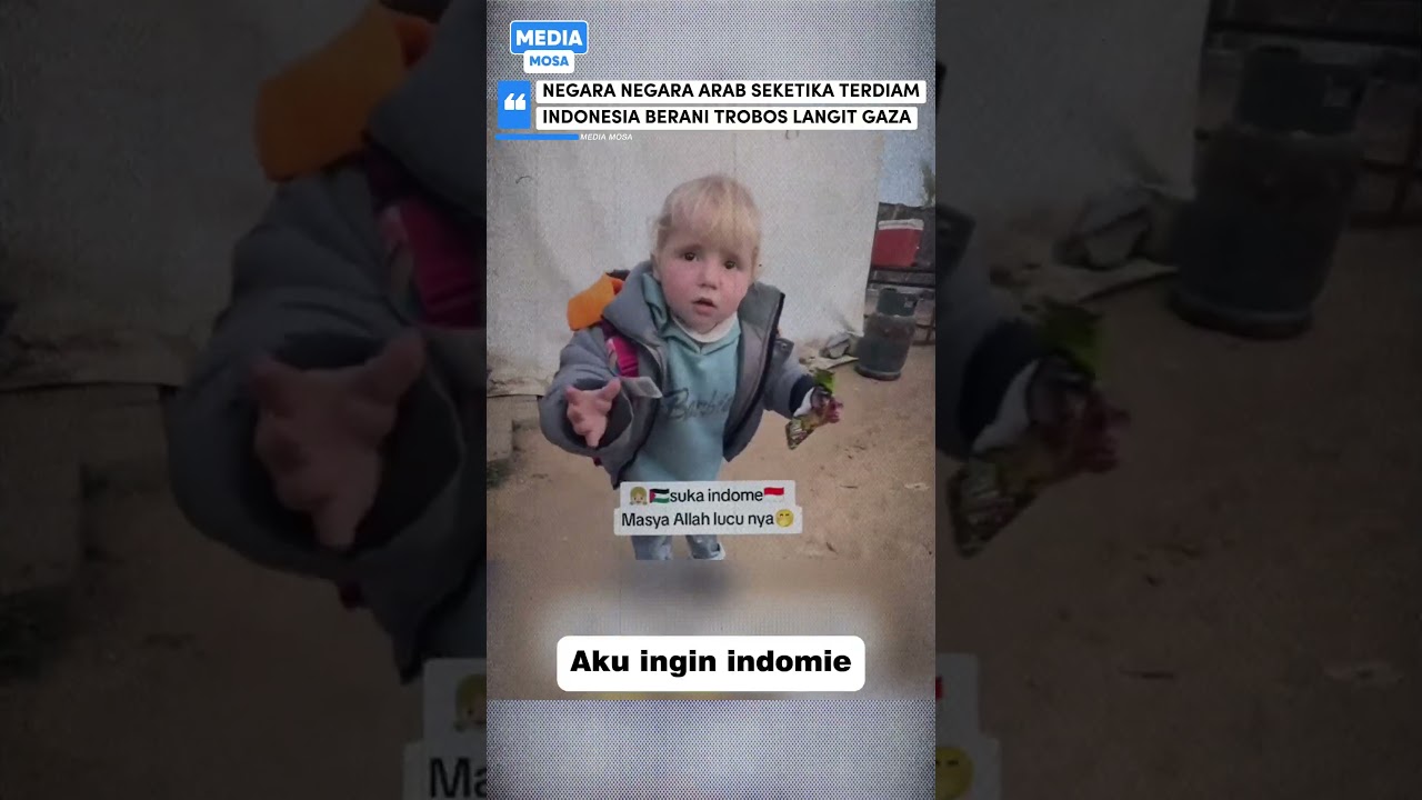NEGARA ARAB TAKUT DENGAN AMERIKA, INDONESIA TROBOS LANGIT GAZA #mediamosa #bule #indonesia