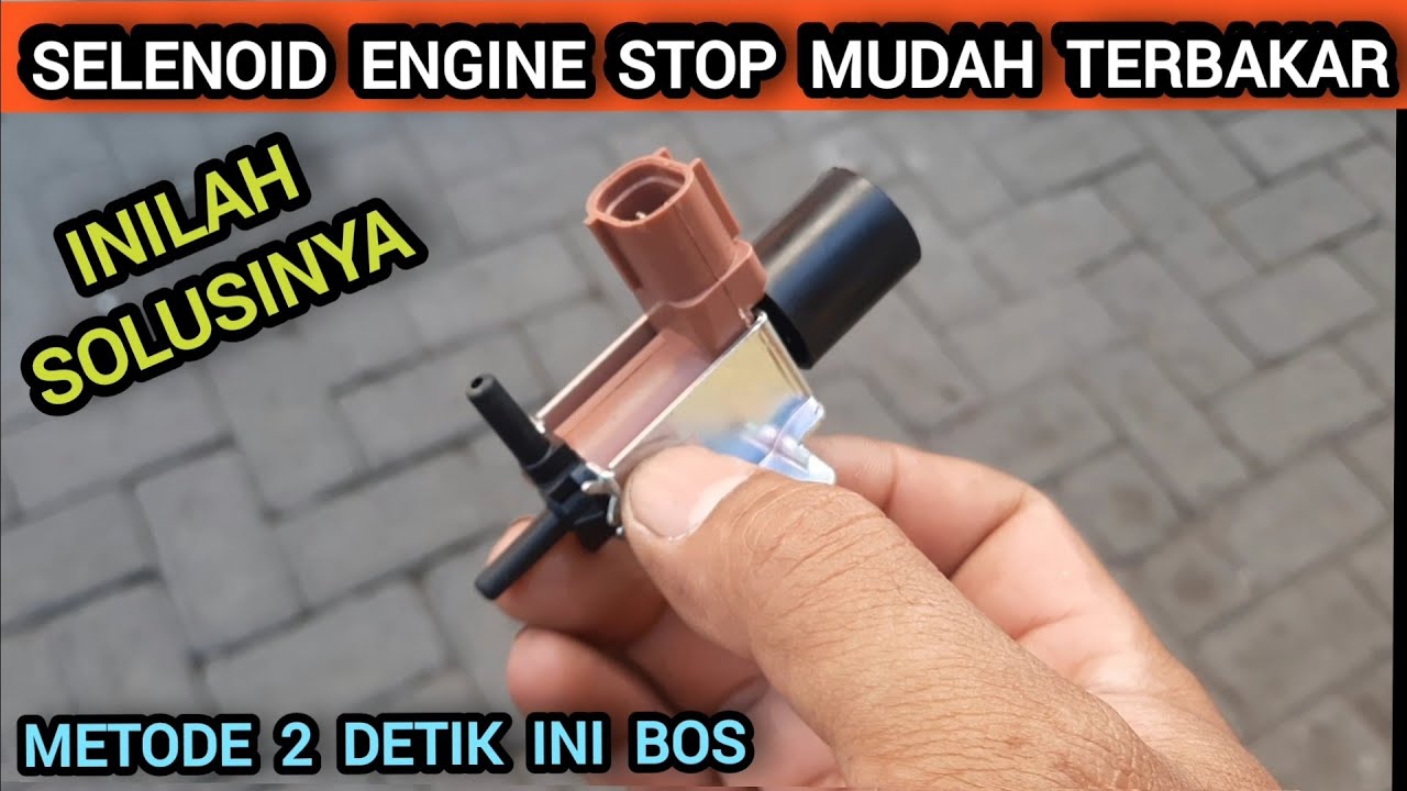 BOCORKAN ILMU BENGKEL 😱‼️ BEGINILAH AGAR SELENOID ENGINE STOP TIDAK MUDAH RUSAK