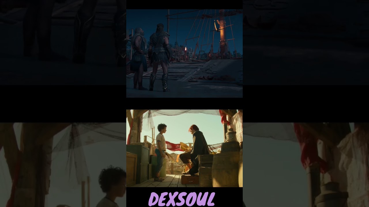 Same same but a little different | ACs Odyssey X One piece | DexSoul Edits | #sad #gaming #onepiece