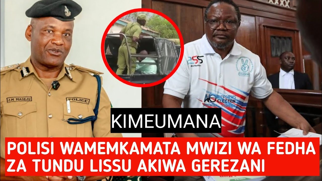 KIMEUMANA MWIZI WA PESA ZA TUNDU LISSU AKIWA GEREZANI AMEKAMATWA NA POLISI ARUSHA