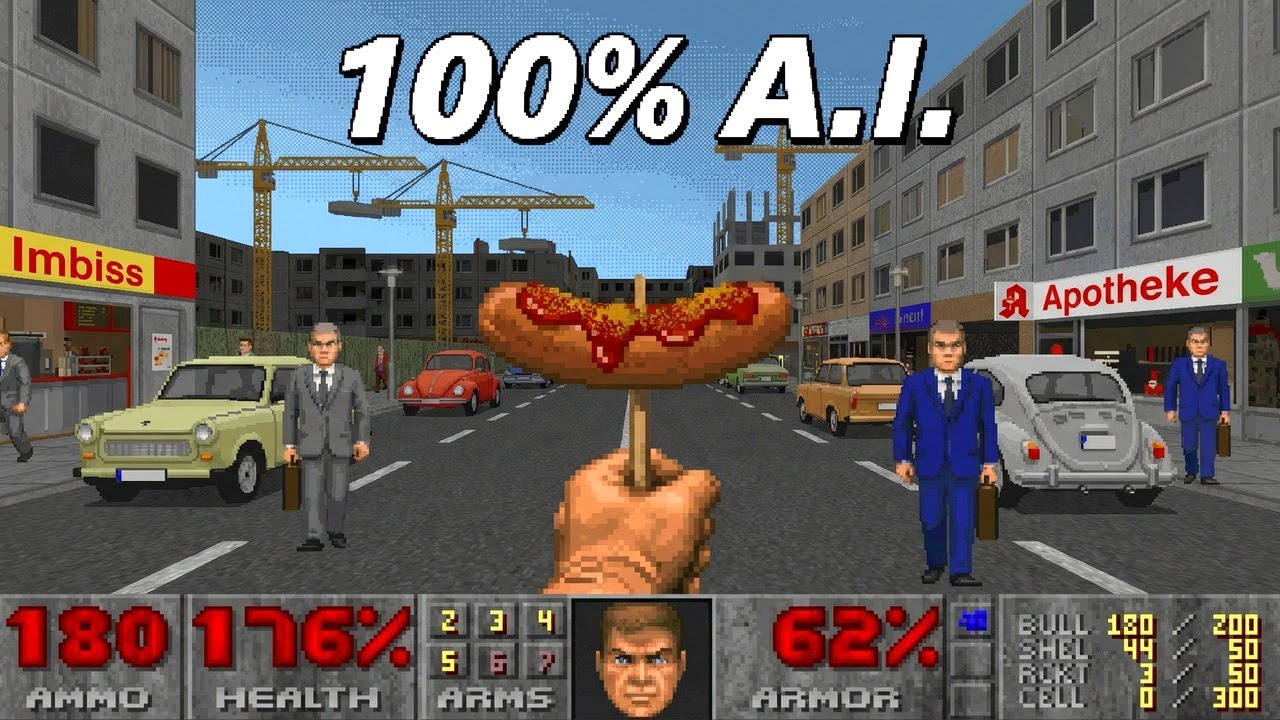 History of Germany as a Doom Game (A.I. Video)