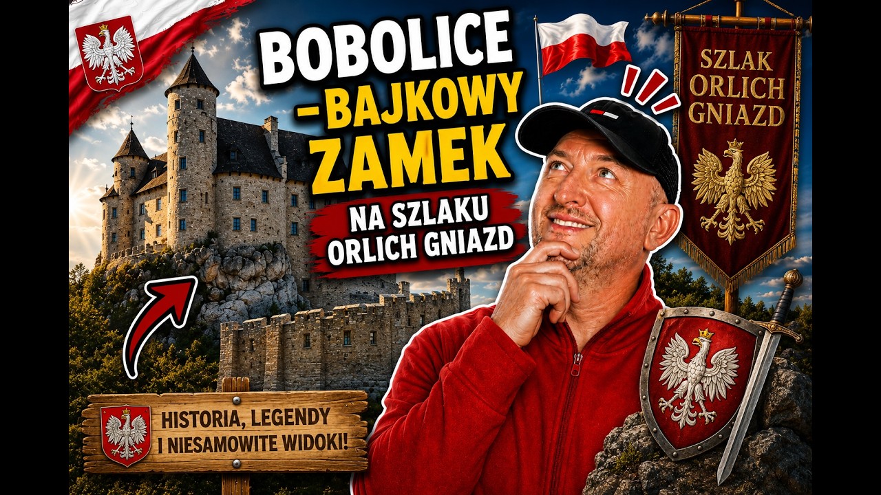 ZWIEDZAMY ZAMEK BOBOLICE - POLSKI ZAMEK JAK Z BAJKI #zamekbobolice #szlakorlichgniazd #polskiezamki