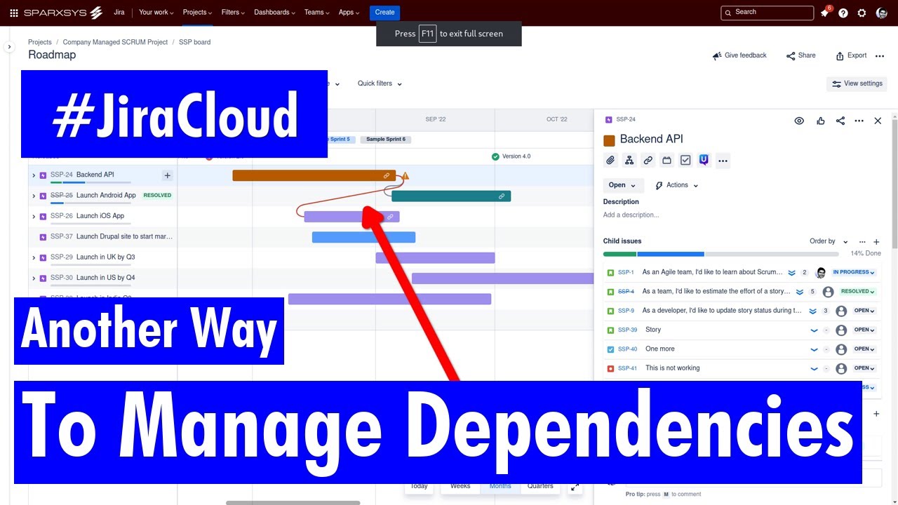 Jira Cloud - Another way to manage dependencies