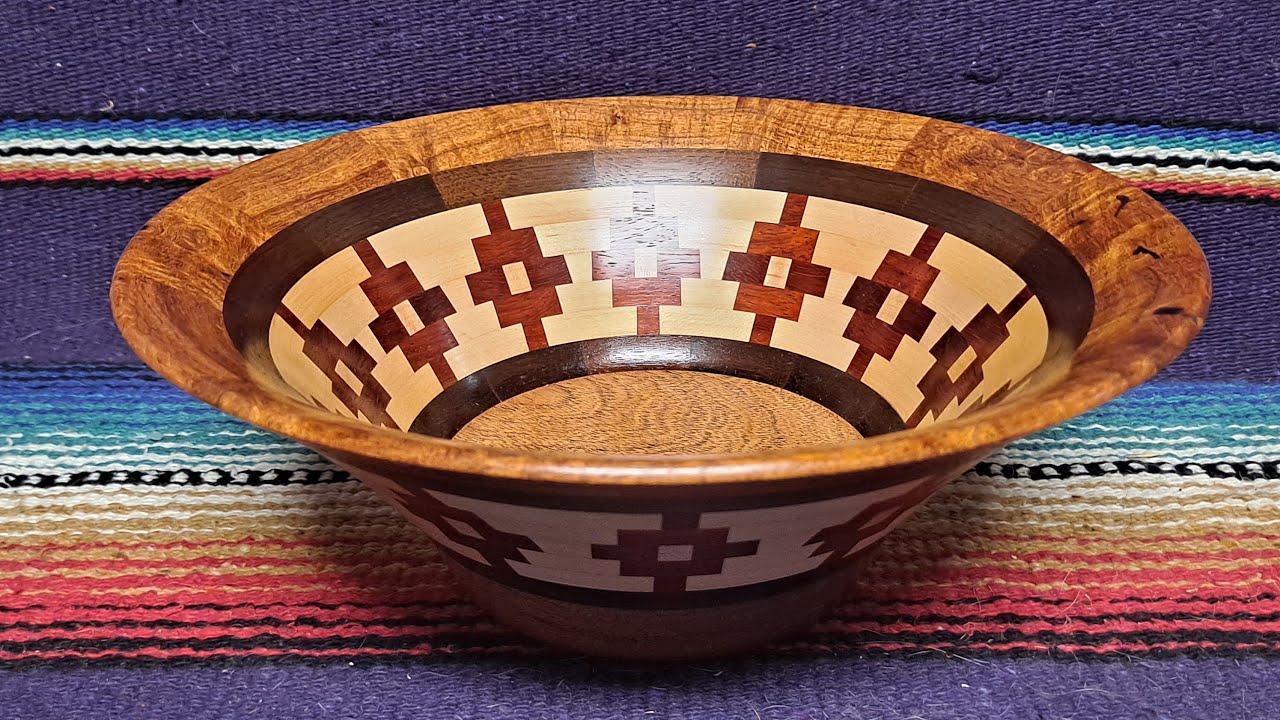 How I made this segmented Bowl! Mesquite, Nogal, Maple and Paduk!