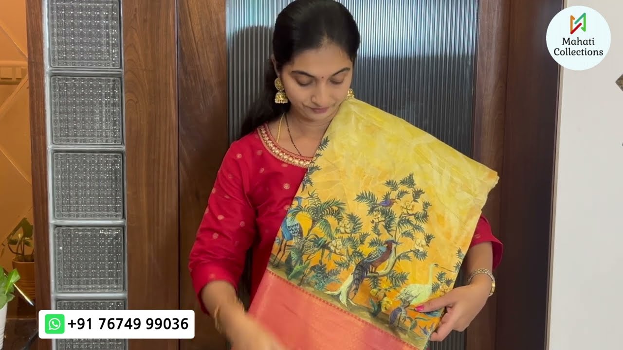 Banarasi Soft Silk Sarees | Kanchi Border Fancy Sarees | @MahatiCollections