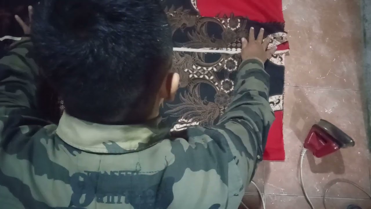 cara menyatukan motif batik anti gagal pasti berhasil #senimangombal #penjahitpemula