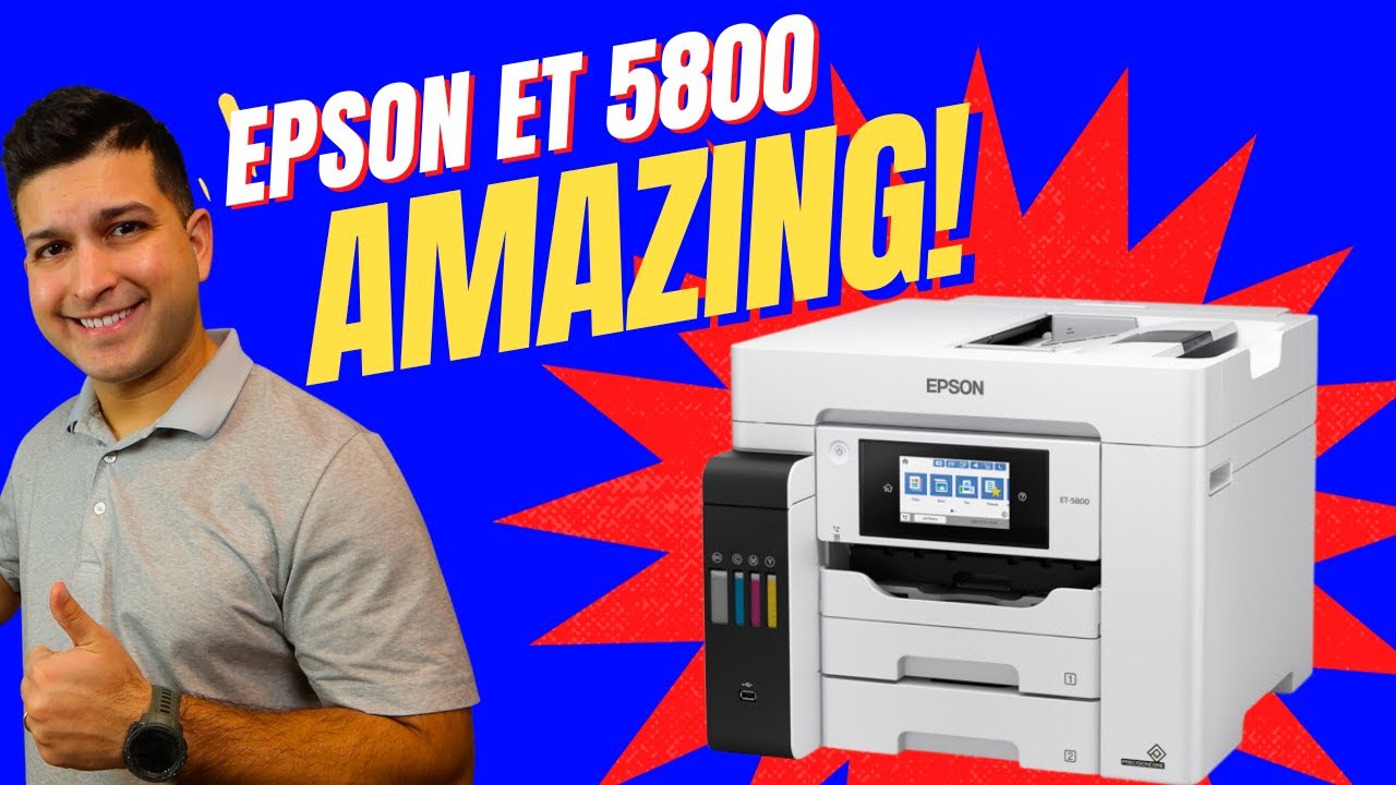 Epson ET 5800 — распаковка, настройка и обзор (потрясающие функции!)
