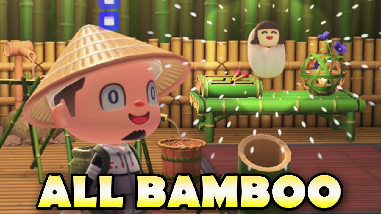 🎍 ALL BAMBOO ITEMS In Animal Crossing New Horizons & How To Get Them!