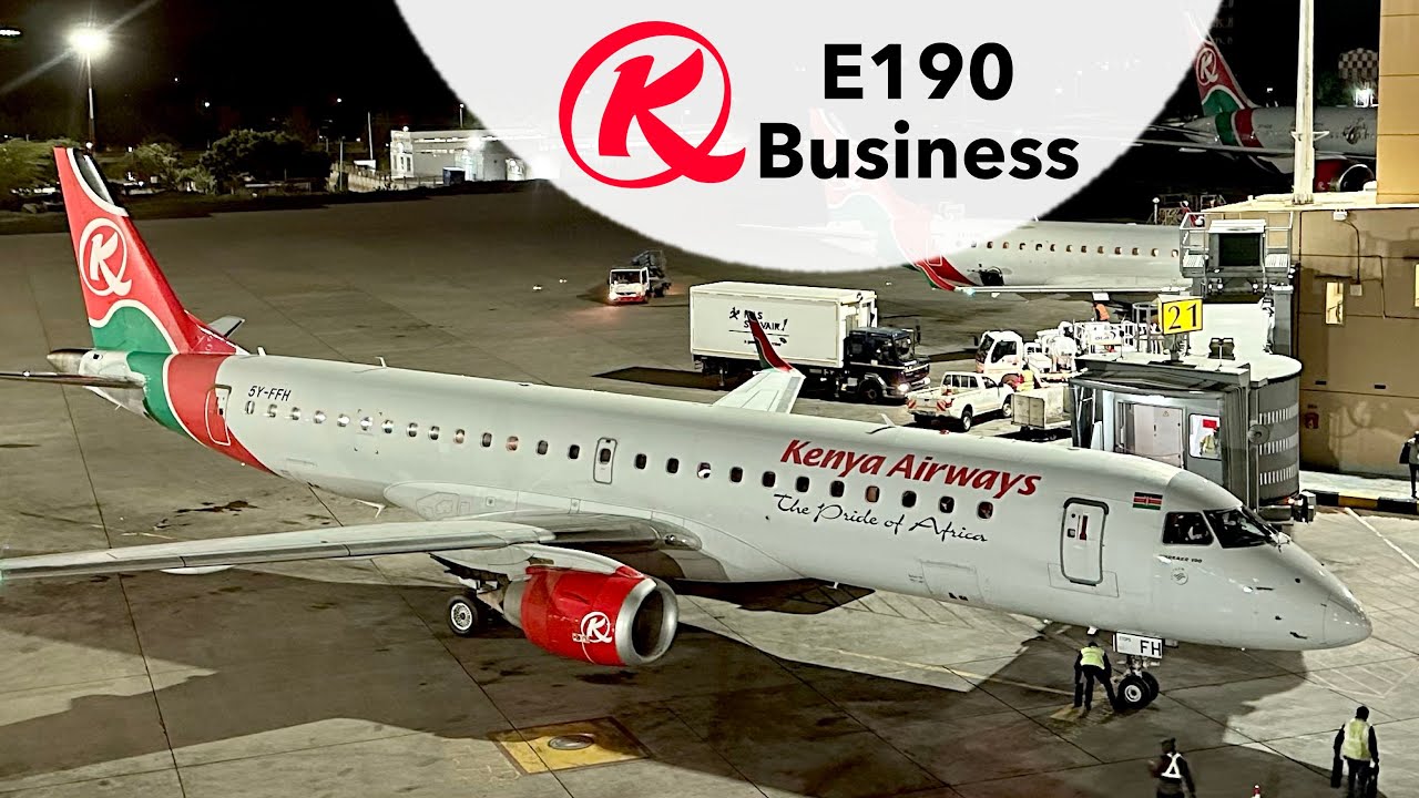 Kenya Airways E190 BUSINESS: Кейптаун — Найроби (через Ливингстон)