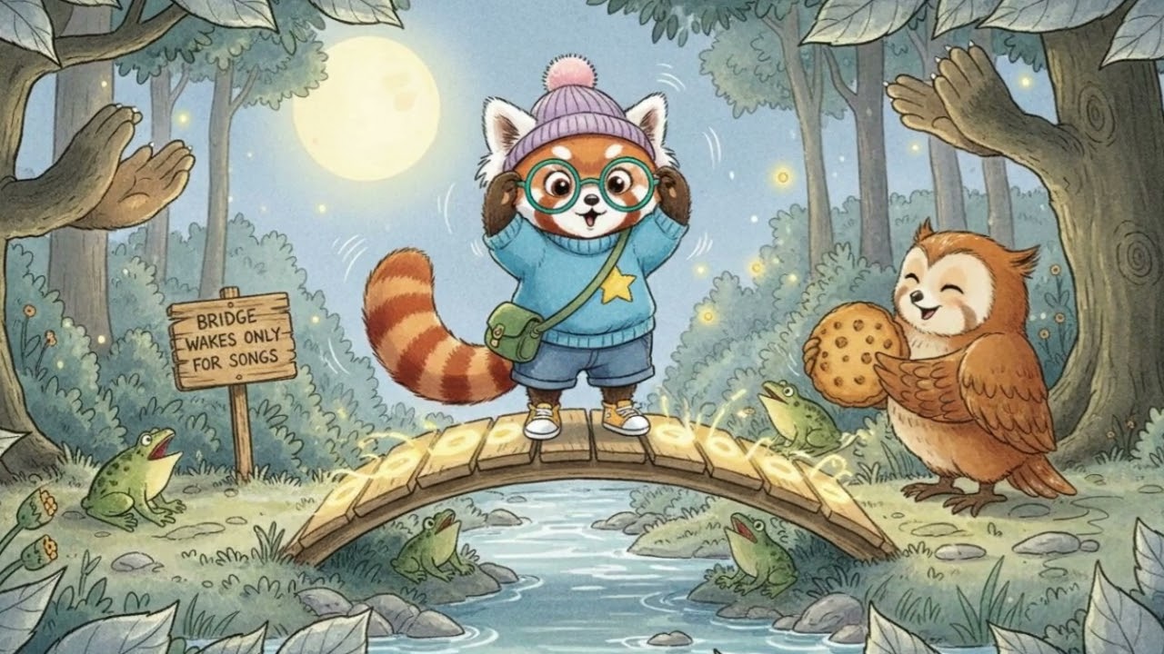 Button's Bridge Lullaby - a Granny Marsha bedtime story 🌛