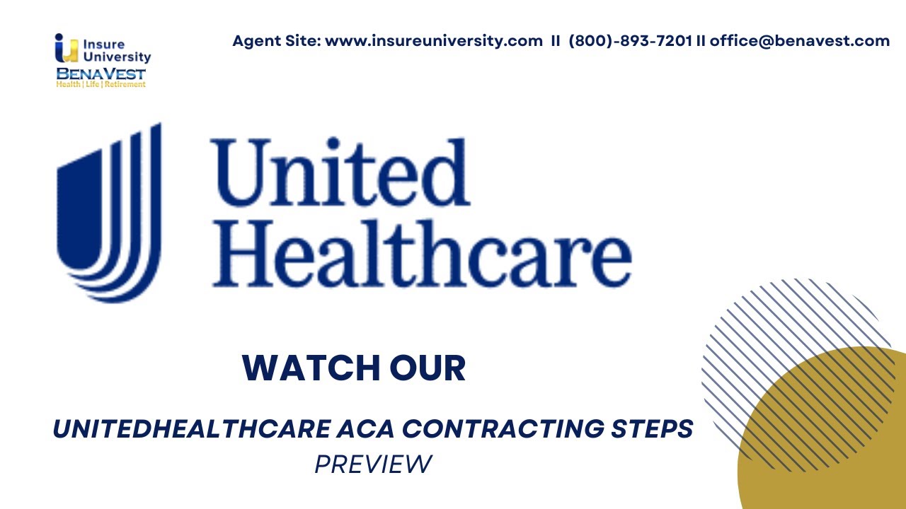 🔹 UnitedHealthcare ACA Contracting Steps | How to Get Appointed 🔹