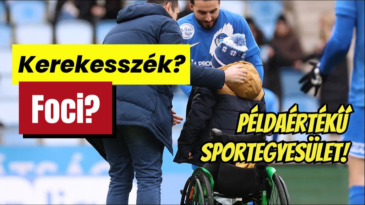 Kerekesszék? Foci? ⚽️ Ádi és az MTK példaértékű összefogása! ✨