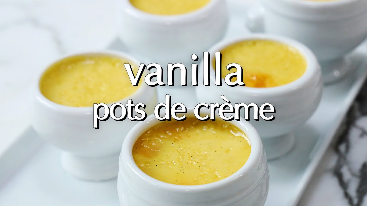Vanilla Pots De Crème