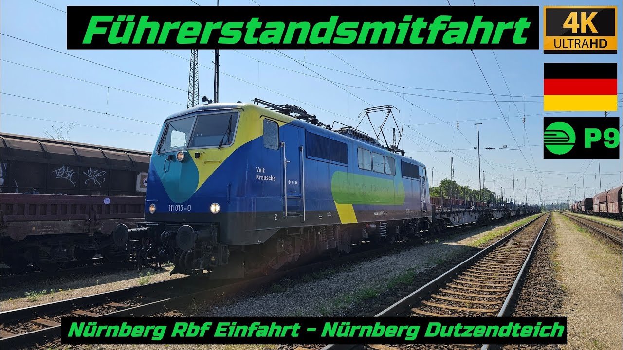 Führerstandsmitfahrt Nürnberg Rbf Einfahrt - Nürnberg Dutzendteich