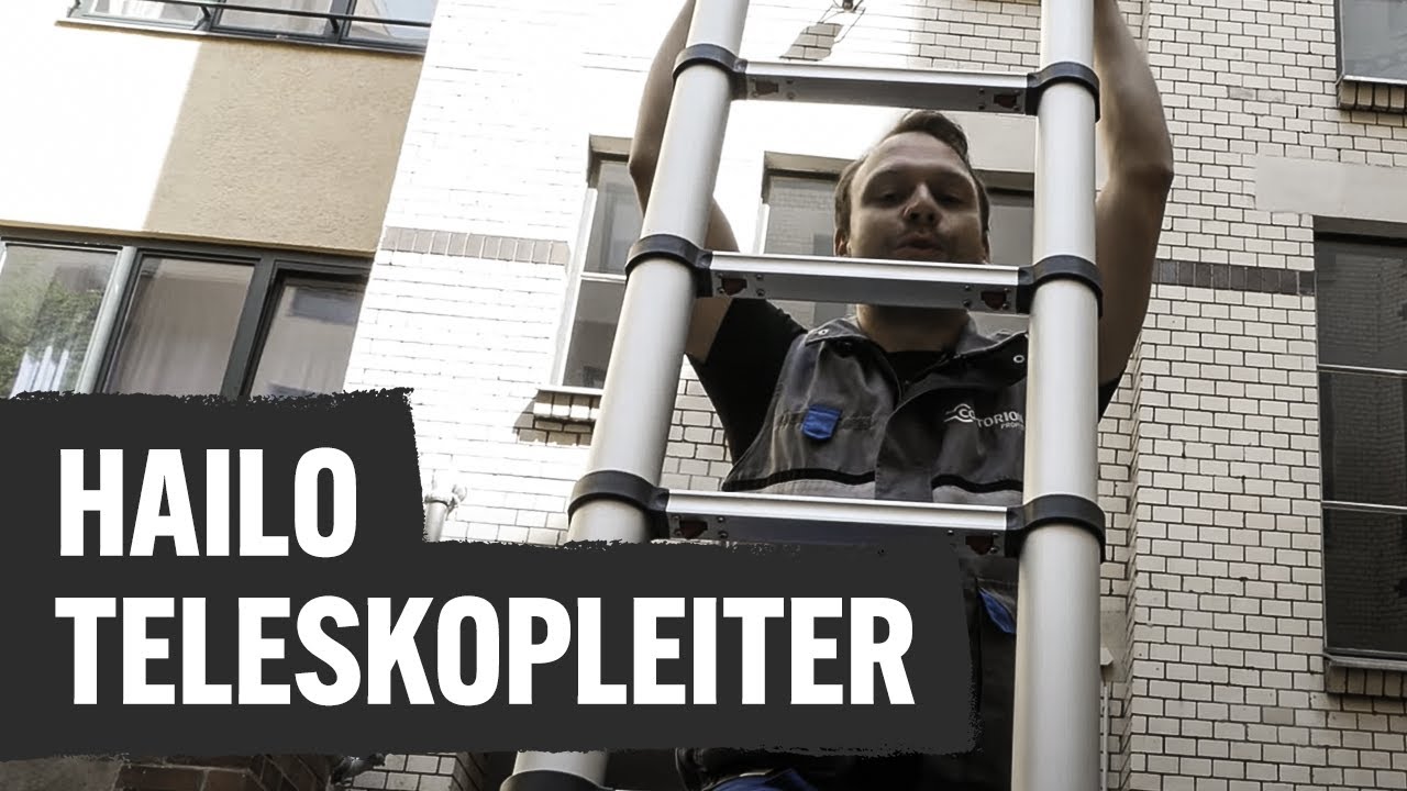 Hailo Teleskopleiter Profiline T400 – einfach zu transportieren | Contorion