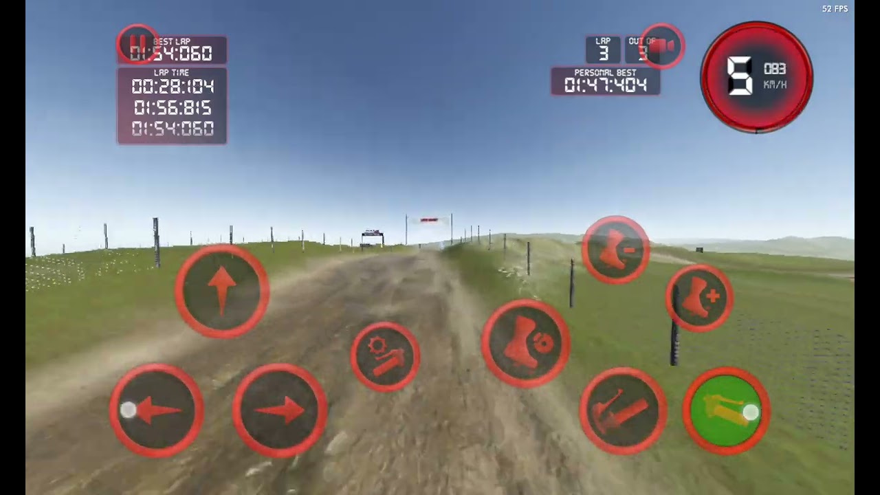 Primeira corrida na pista de motocross 