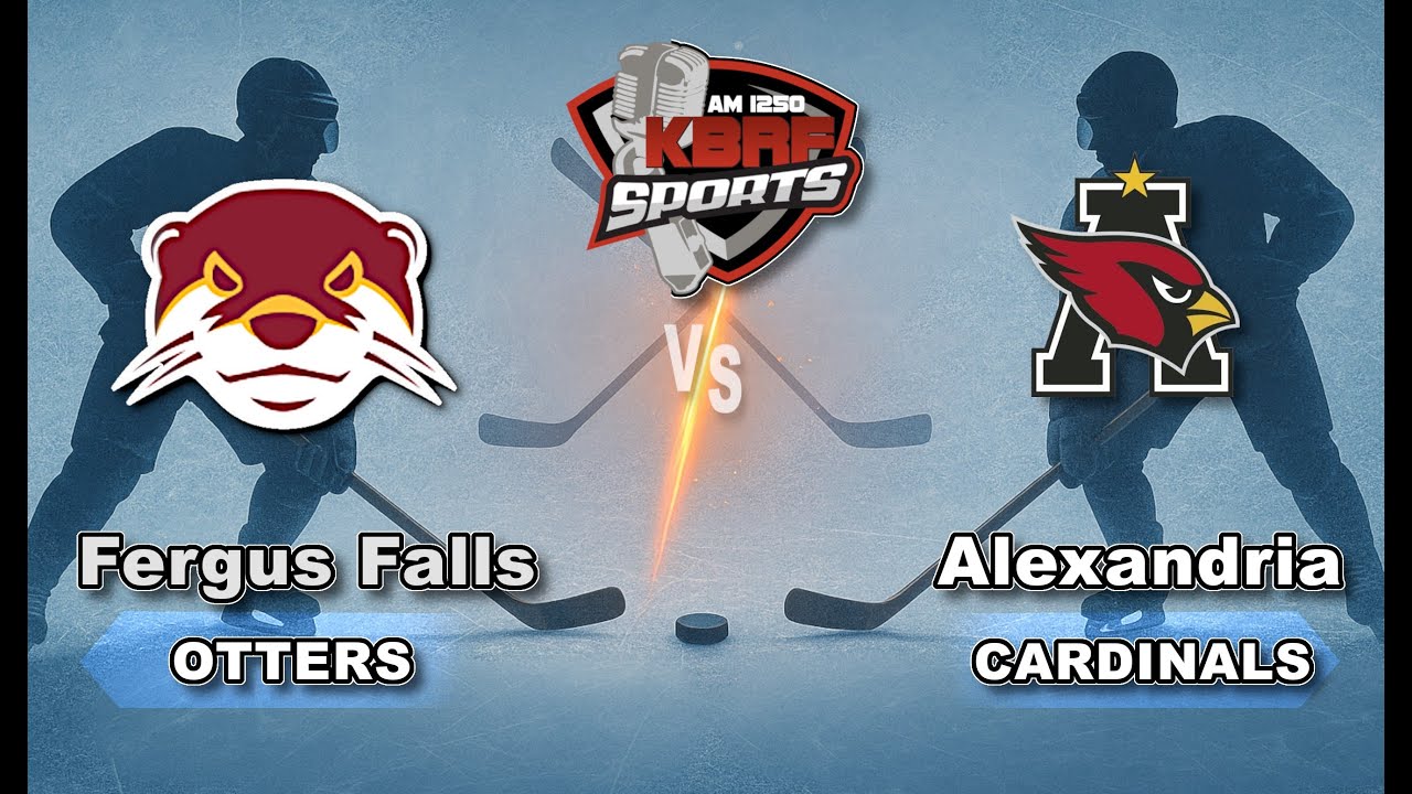 Fergus Falls Otters vs. Alexandria Cardinals - Girls Hockey - January 26th - KBRF Sports