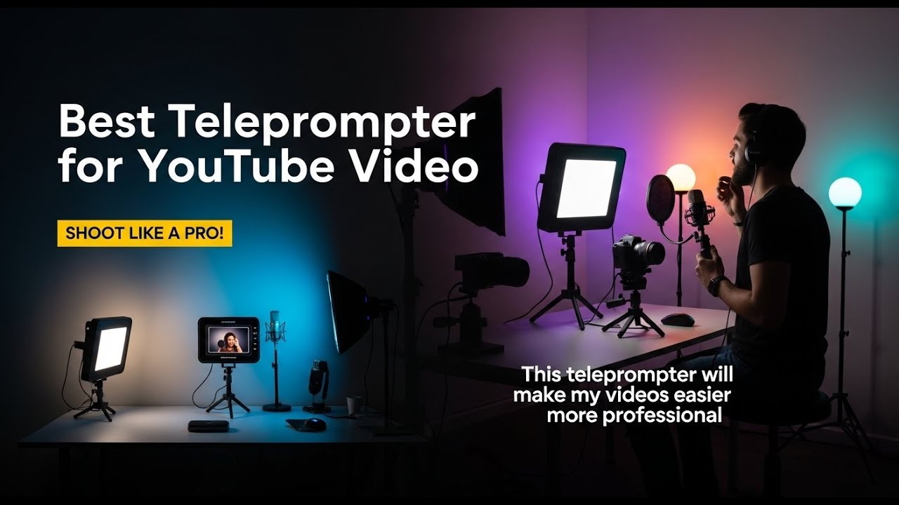 ✅ TOP 5 Top 5 Best Teleprompters for YouTube in 2026