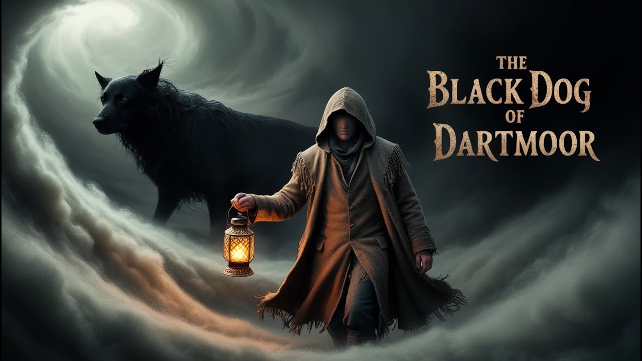 The Black Dog of Dartmoor - Haunting Folklore Lyric Video | Legend of the Ghostly Hound