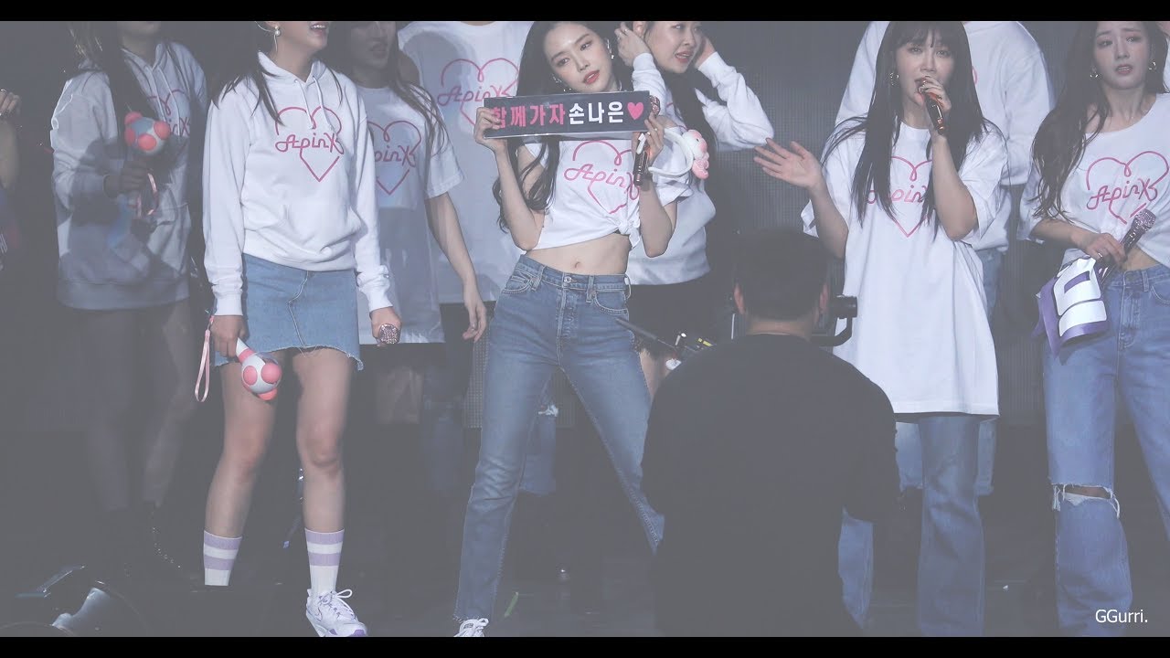 200201 Pink World Shining Star A Pink 나은 직캠