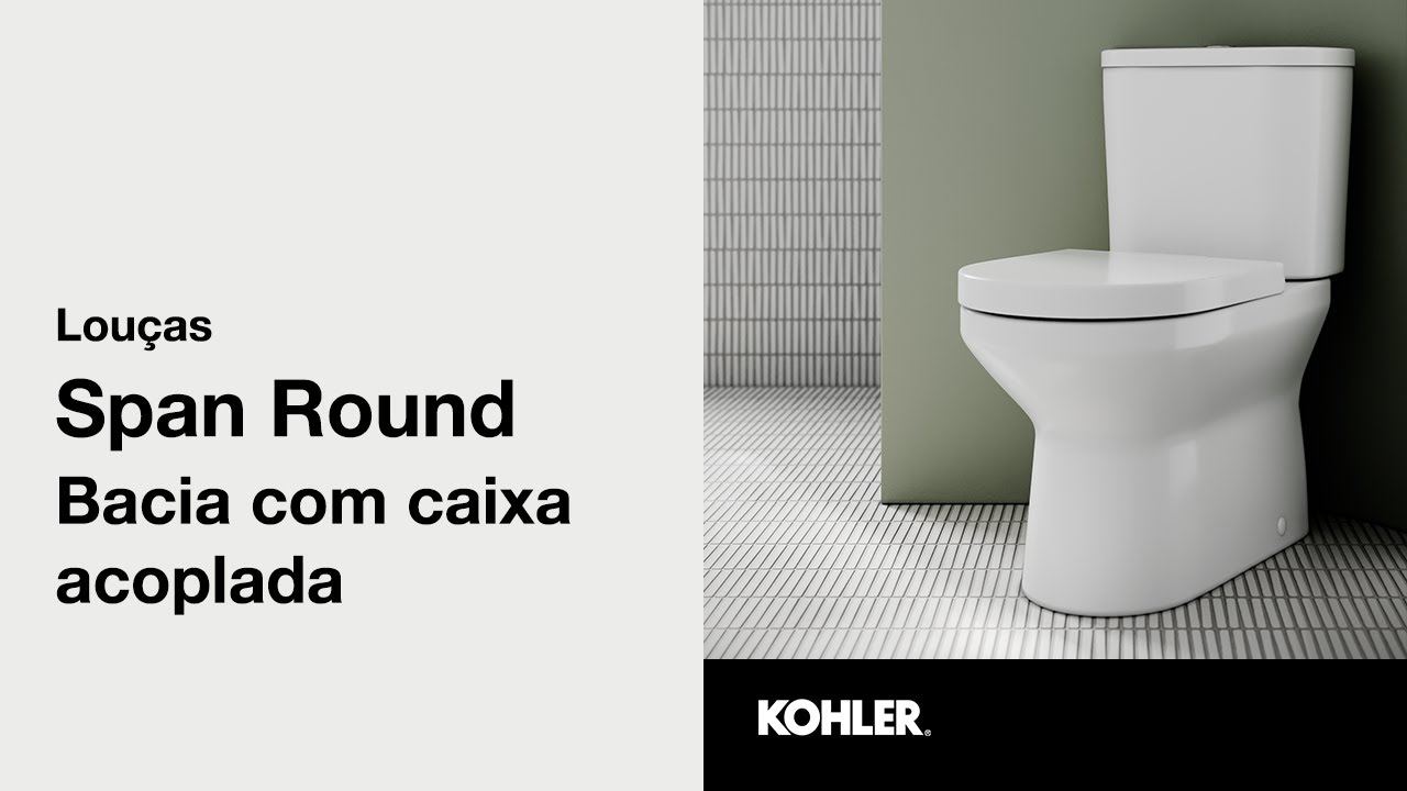 Span Round - Bacia com Caixa Acoplada
