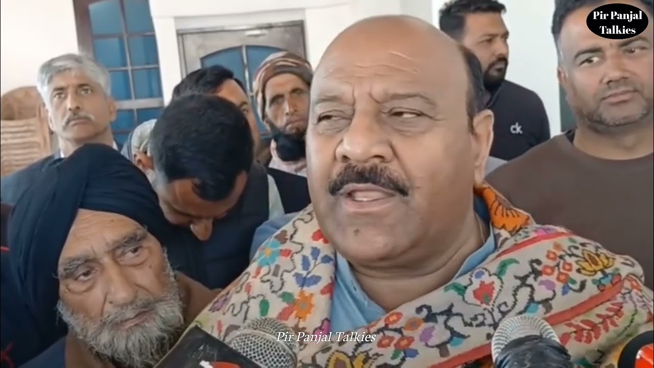 Deputy Chief Minister Surinder Choudhary Deputy talks about development works in Nowshera areas. 