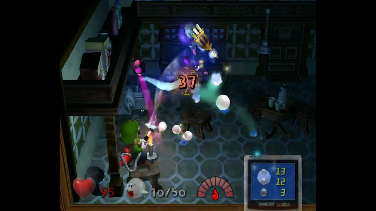 Luigi's Mansion Butler's Room Portrait Ghost Shivers the Butler