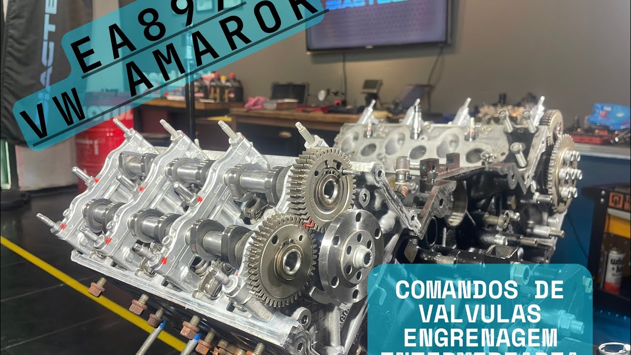 Amarok V6, EA897 Gen2, Montagem técnica e Metrologia, cabeçote, comandos de valvulas, tuchos
