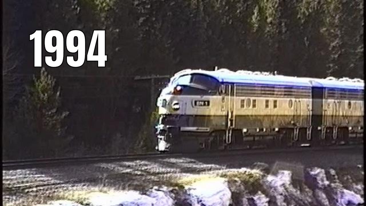 Burlington Northern Executive Fs on Moffat Route, Jan. 13, 1994