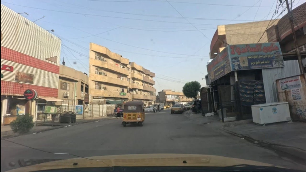 جولة في بغداد من منطقة المشتل مرورا سريع القناة الى الطالبية 😍👍🏻