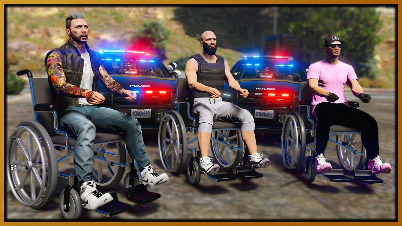 GTA 5 Roleplay - WHEELCHAIR CREW TROLLS COPS | RedlineRP