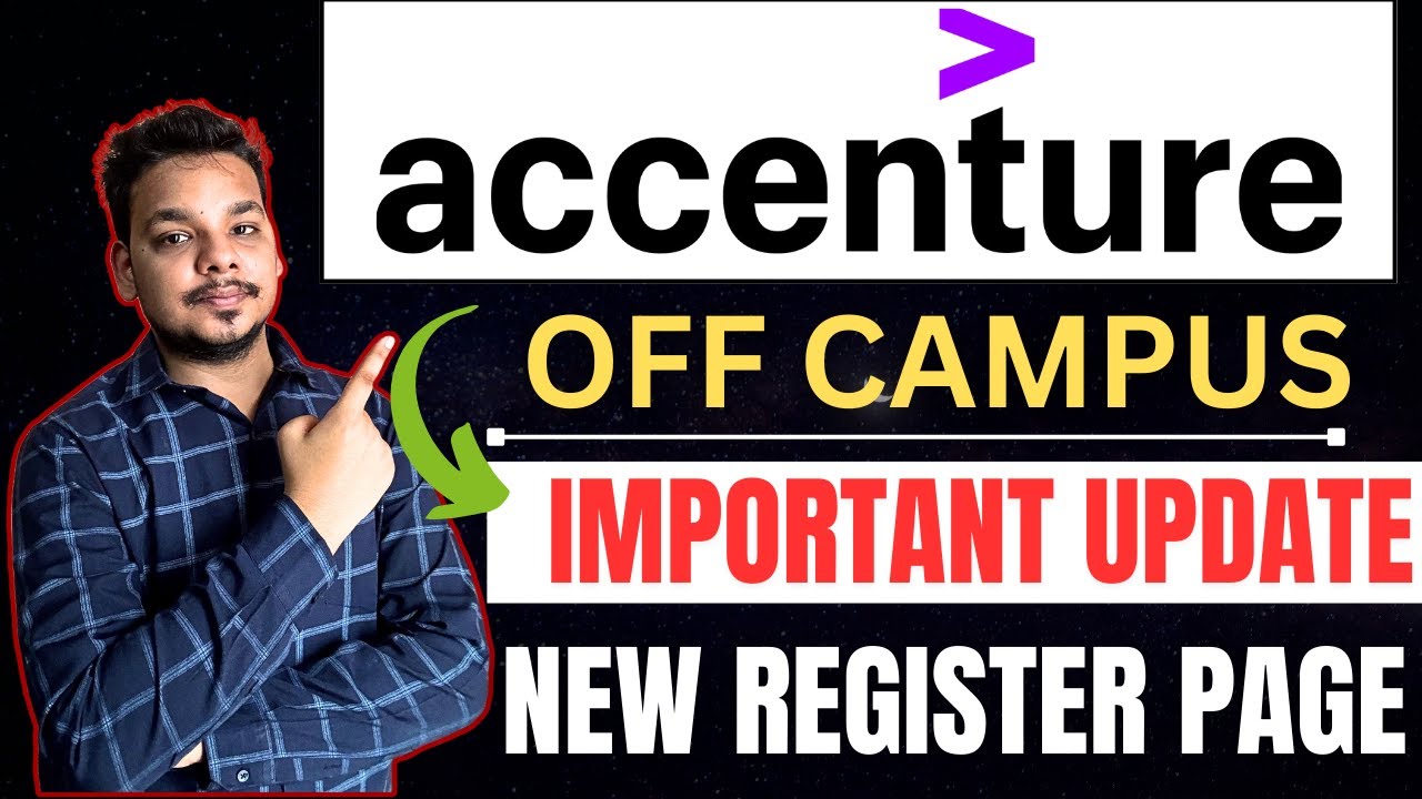 Important Accenture Registrations Update | Accenture Off Campus Hiring | Active link ? Registrations
