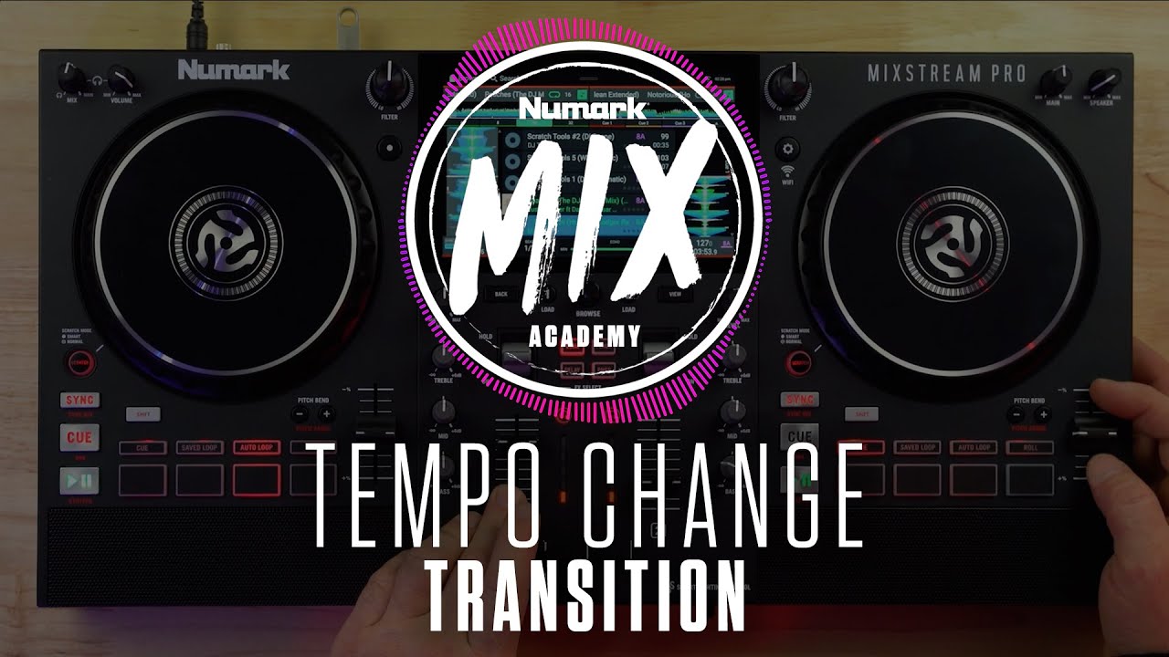 How To Do a Tempo Change DJ Transition | Numark Mix Academy