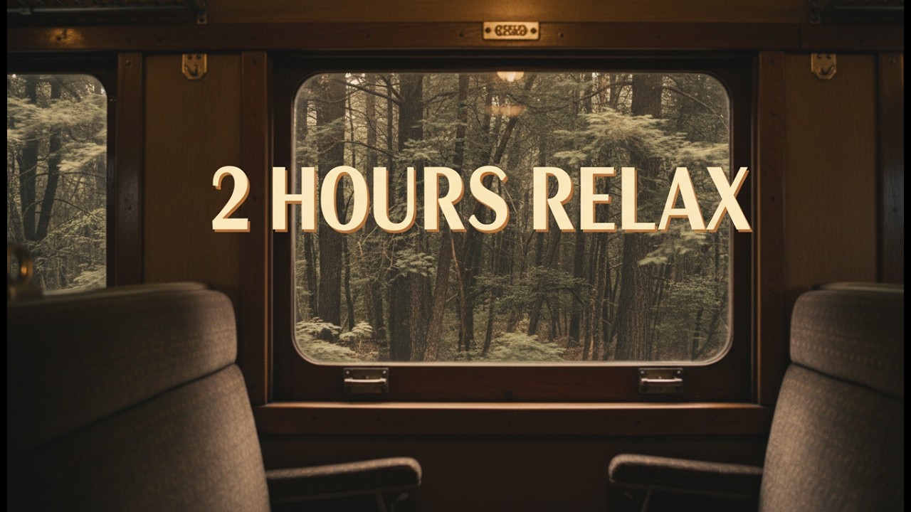 Relaxing Train Ride Sounds for Sleeping and Studying (2 Hours)