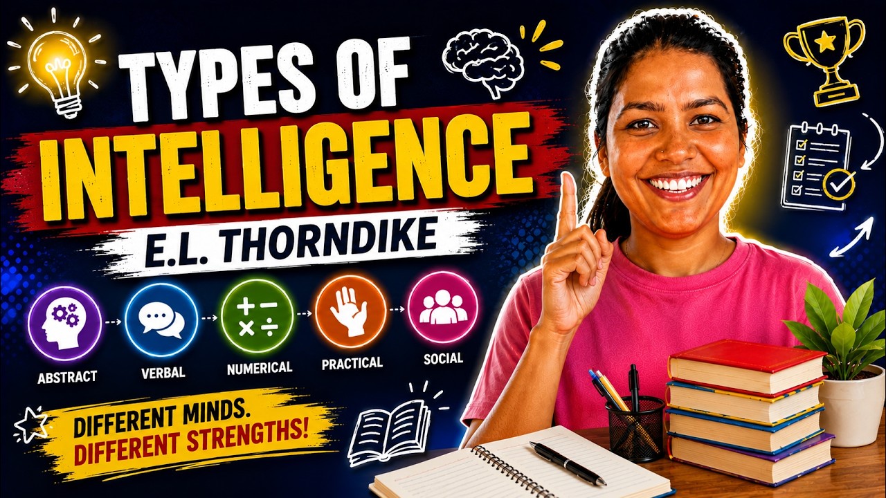 Types of Intelligence | According to E.L Thorndike|