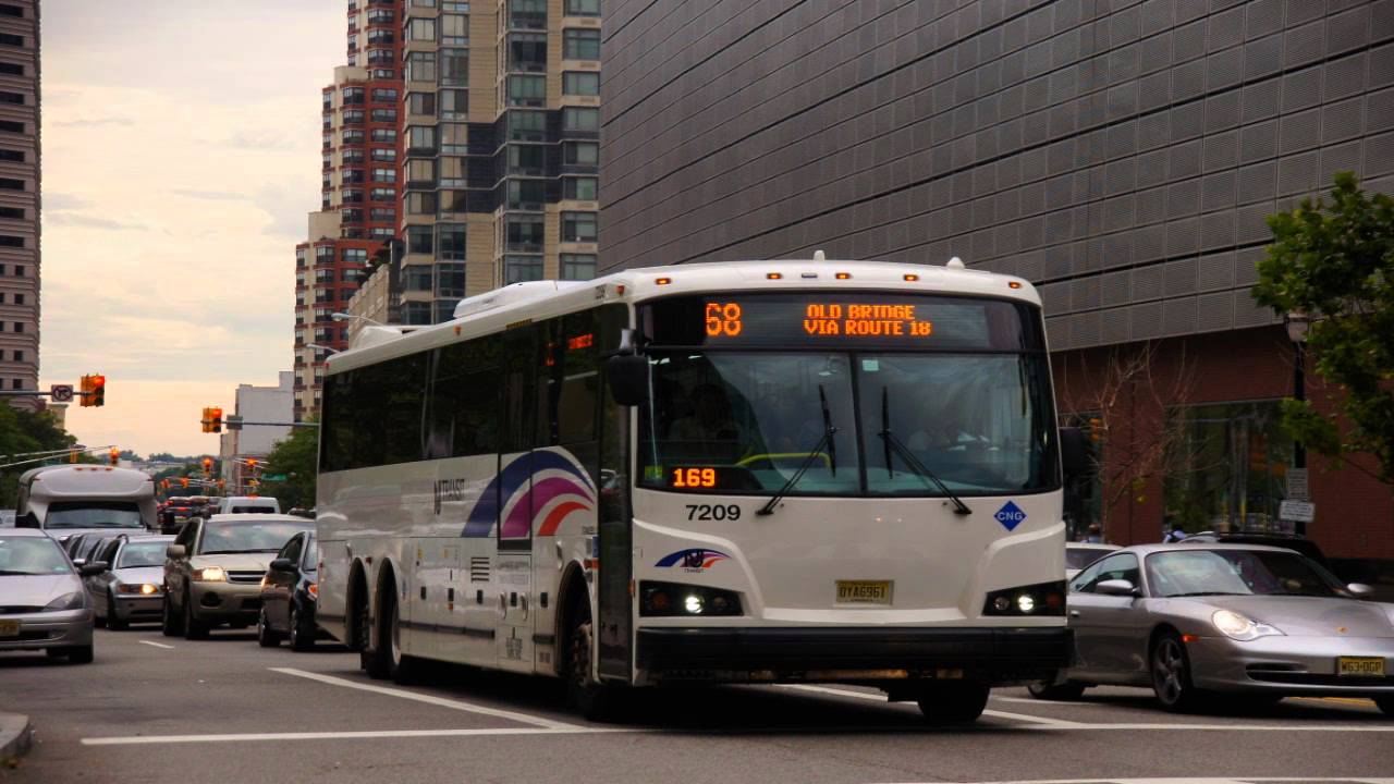 New Jersey Transit 2013 Designline ECOCoach CNG Commuter 7209 [ Audio Clip ]