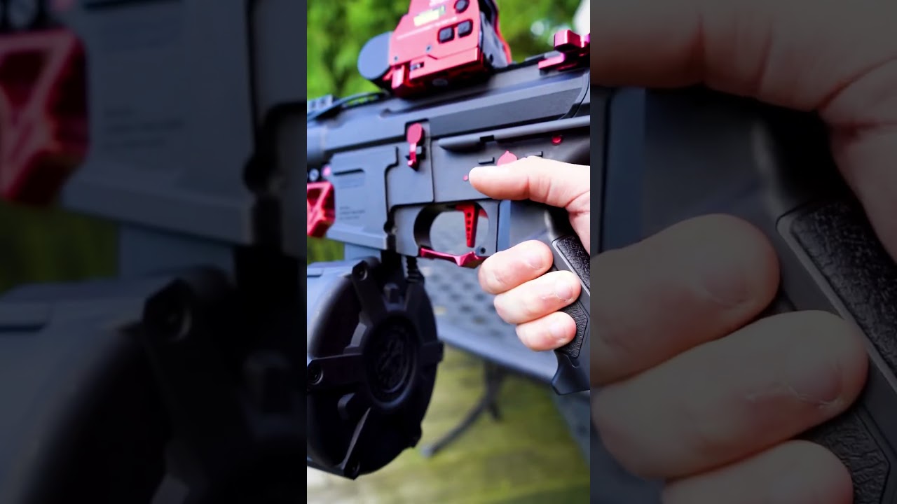 HPA ARP 9 AIRSOFT - FULL AUTO AT END #airsoft #aeg #gun #toy #airsoftguns #airsoftinternational
