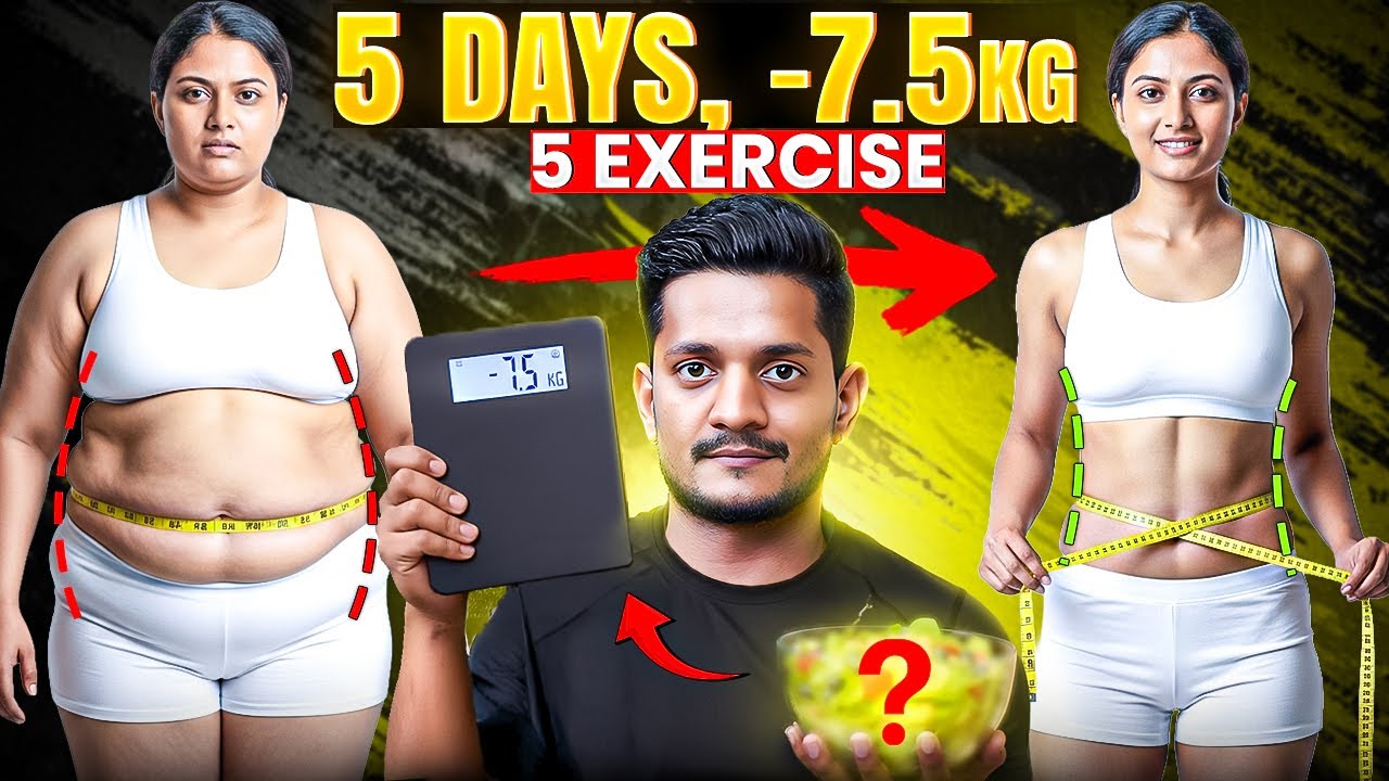 Lose 7.5 Kg in 5 Days Naturally | 100% Result Challenge by Manmohan Yogi.