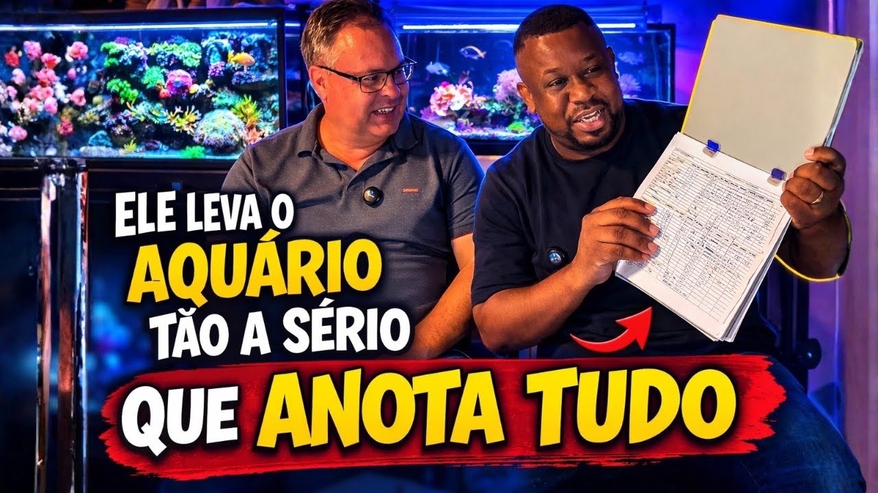 Ele leva tão a sério que anota tudo